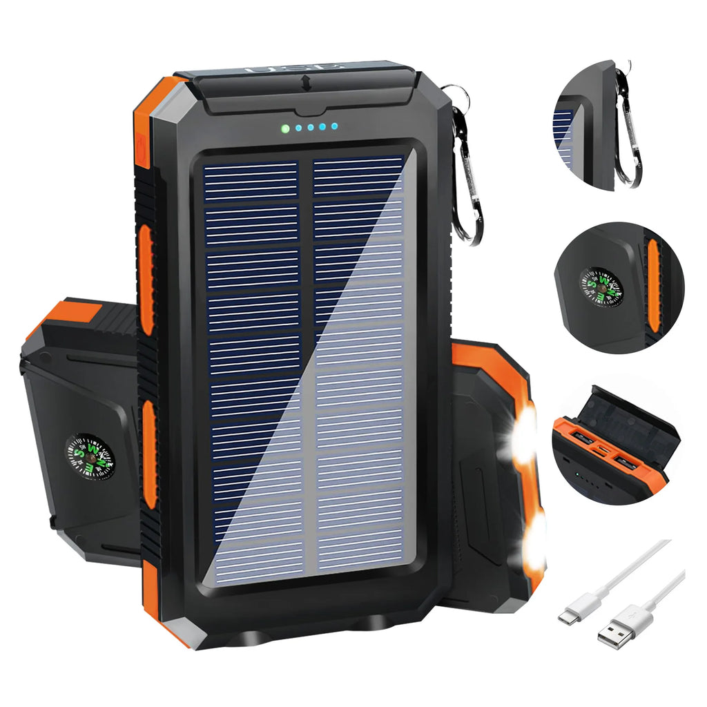 20000mAh Solar Power Bank Portable