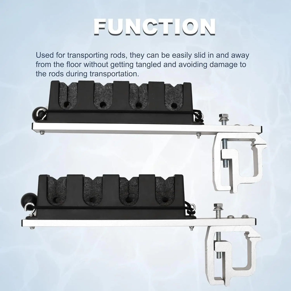 Aluminum Clamp Fishing Rod Holder for Truck Bed