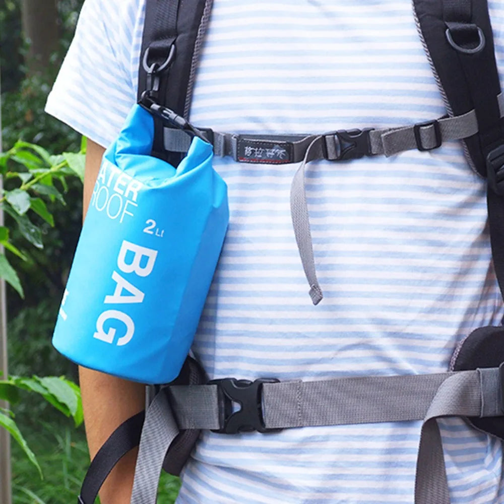 2L  Waterproof Dry Bag  Beach Pack Kayaking