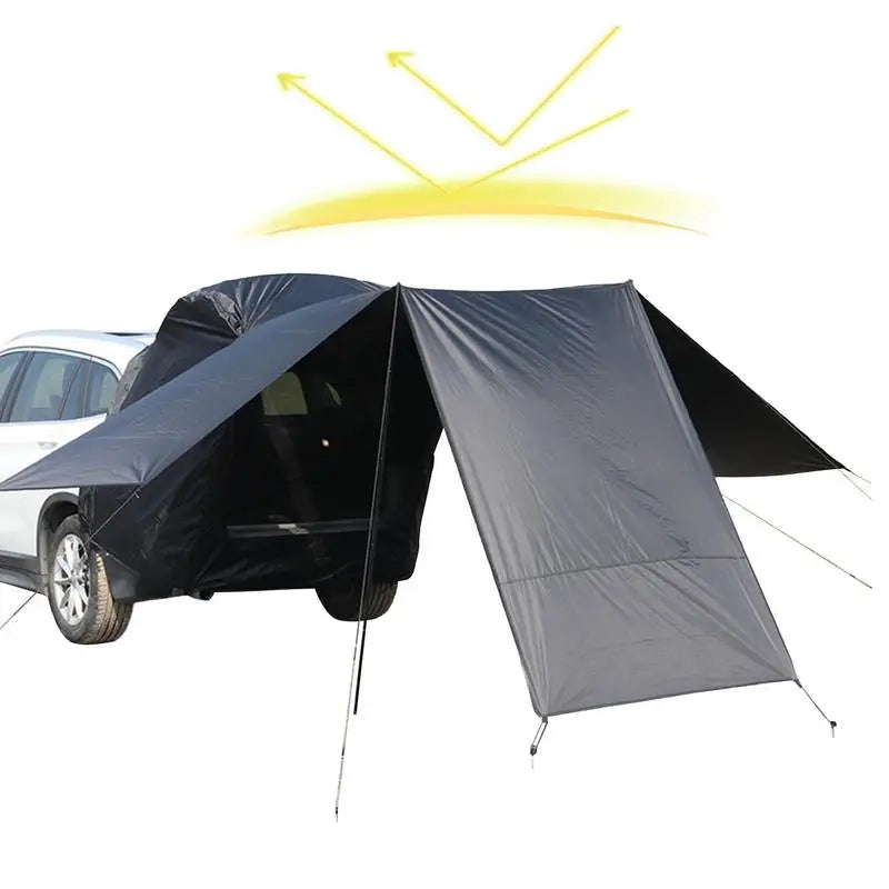 Portable Camping SUV Trunk Tent Car Rear