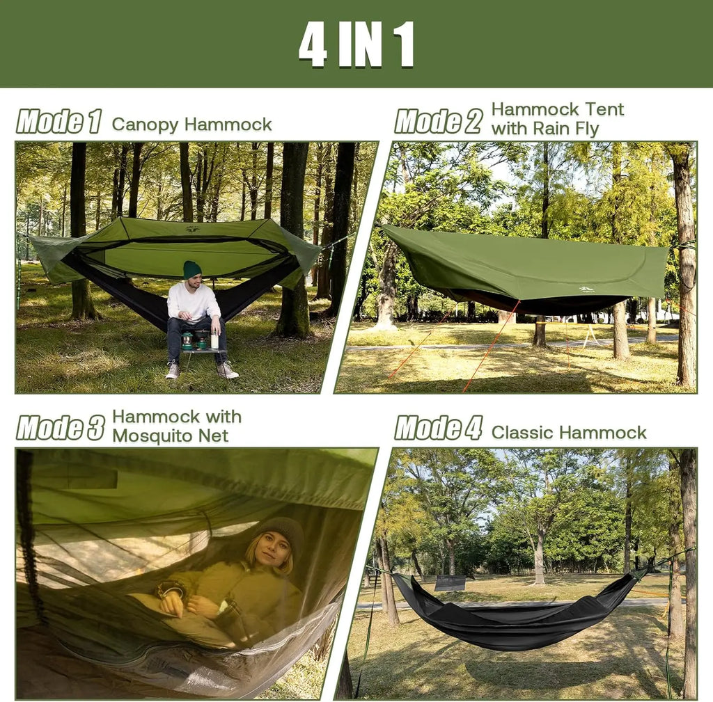 Camping Hammock Tent with Rain Tarp