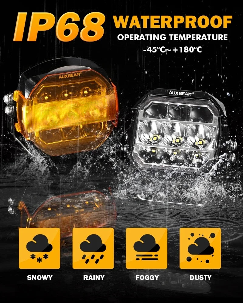 5inch Offroad LED Work Light Pods Spotlights