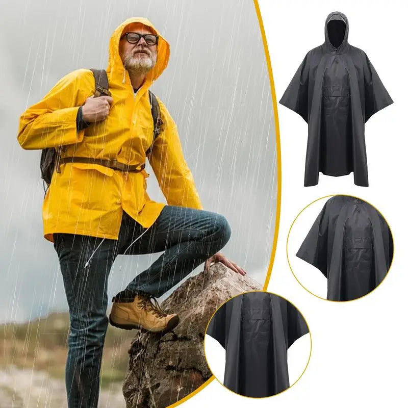 Outdoor Camping Raincoat Poncho Waterproof