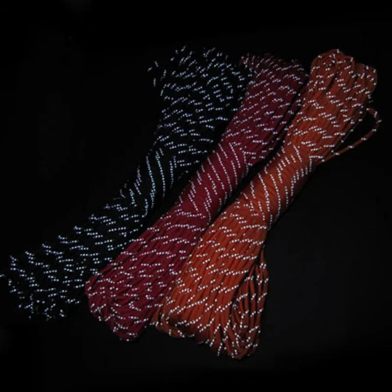Reflective Paracord 550 Military 7 Strand Rope
