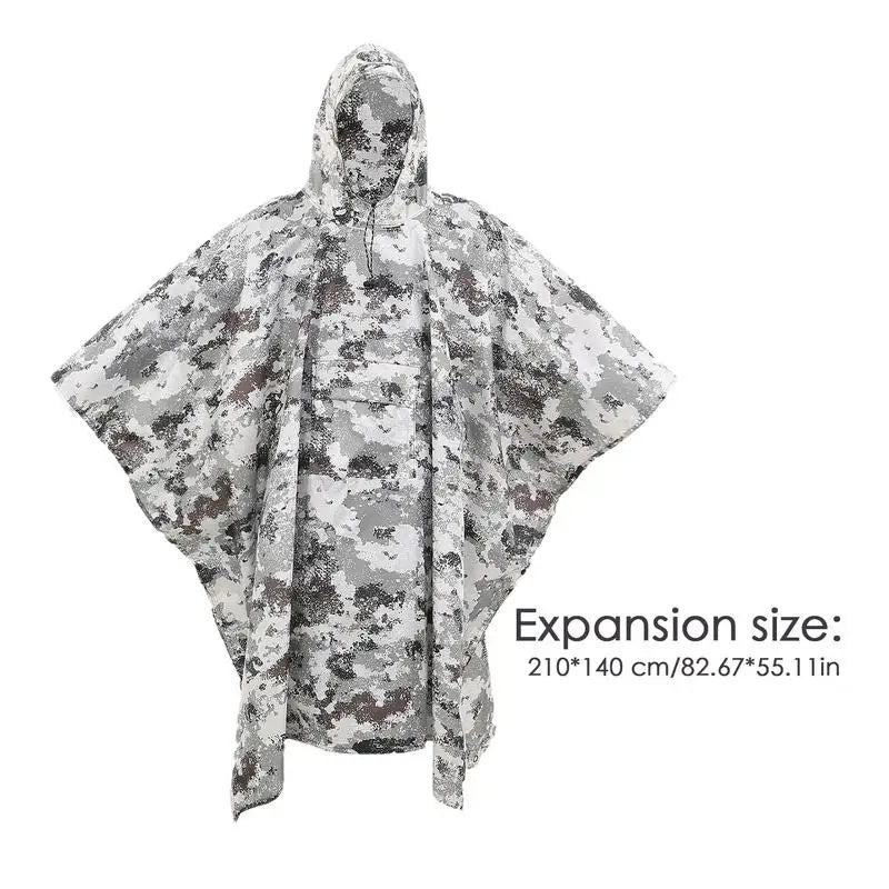 Outdoor Camping Raincoat Poncho Waterproof