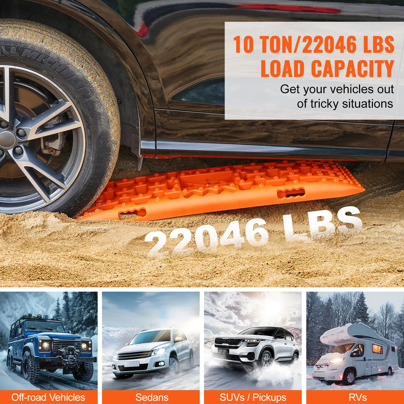 Traction Boards with PP Material Recovery Boards