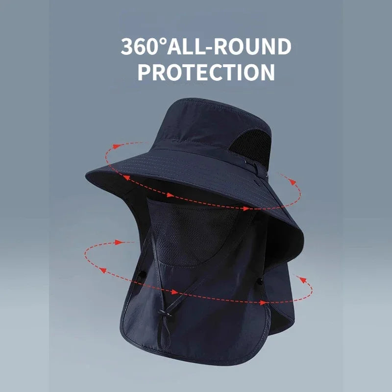 Summer Sun Hats UV Protection Outdoor Hunting Fishing
