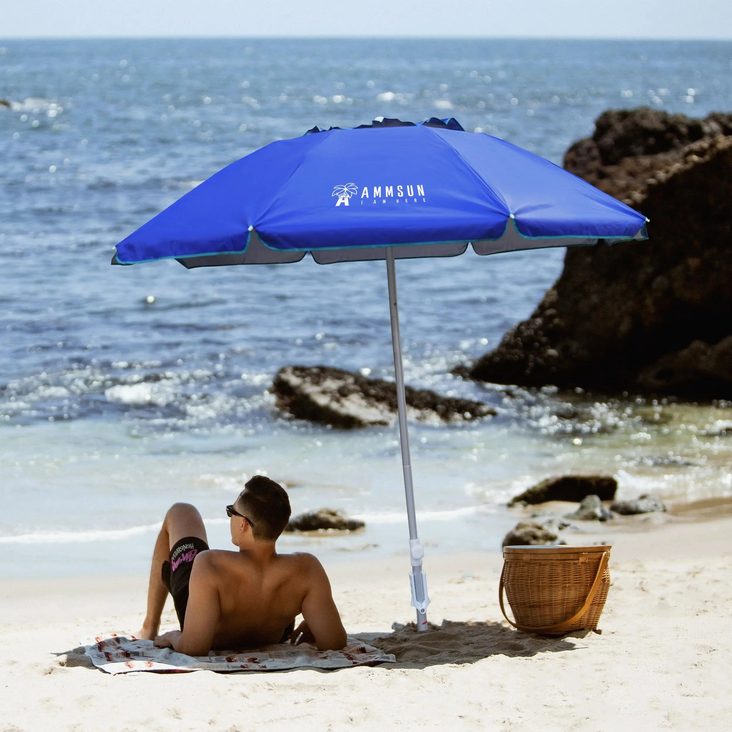 6.5ft Portable Beach Umbrella