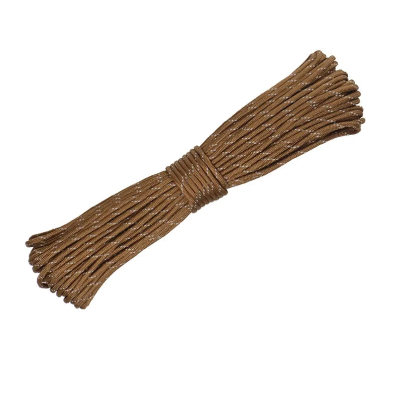 Reflective Paracord 550 Military 7 Strand Rope