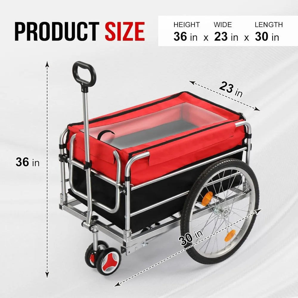 Bicycle Wagon Folding Groceries Hauler
