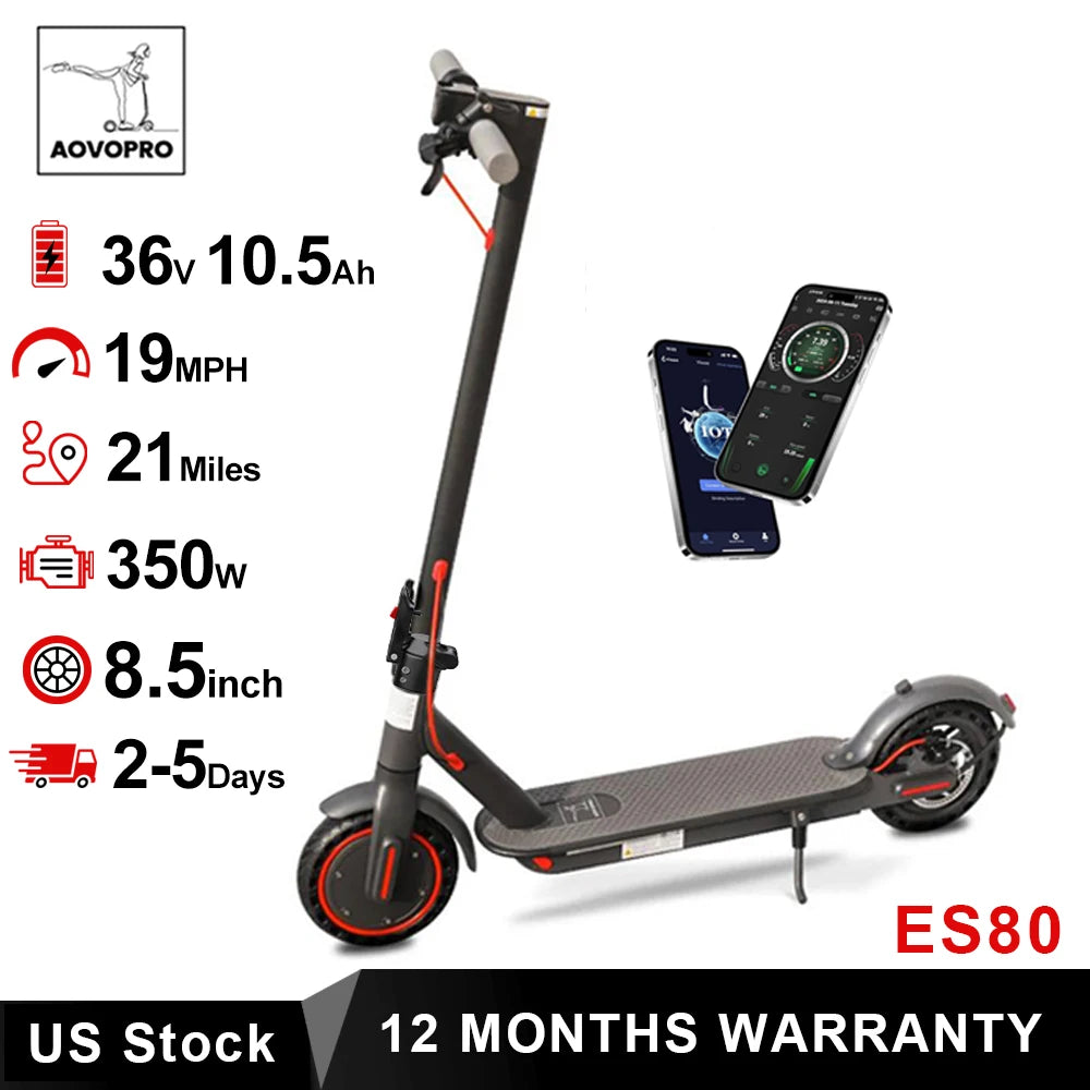 21miles Max Range Foldable E-Scooter for Adult