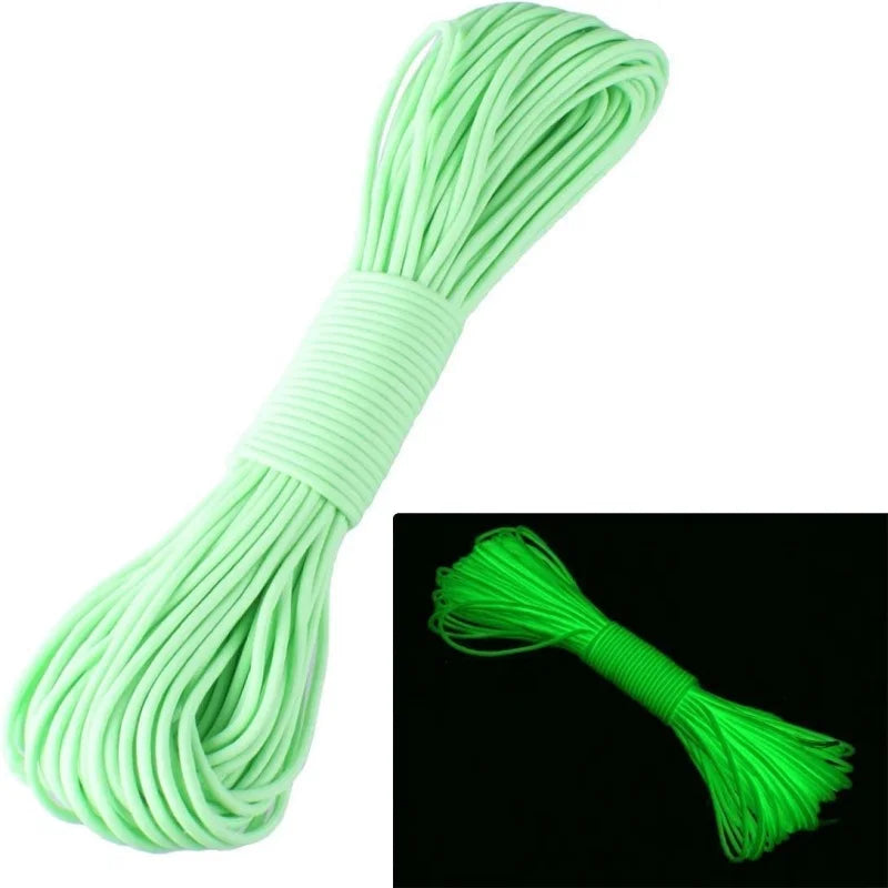 Luminous Rope 9 Strands 4mm Paracord Nylon