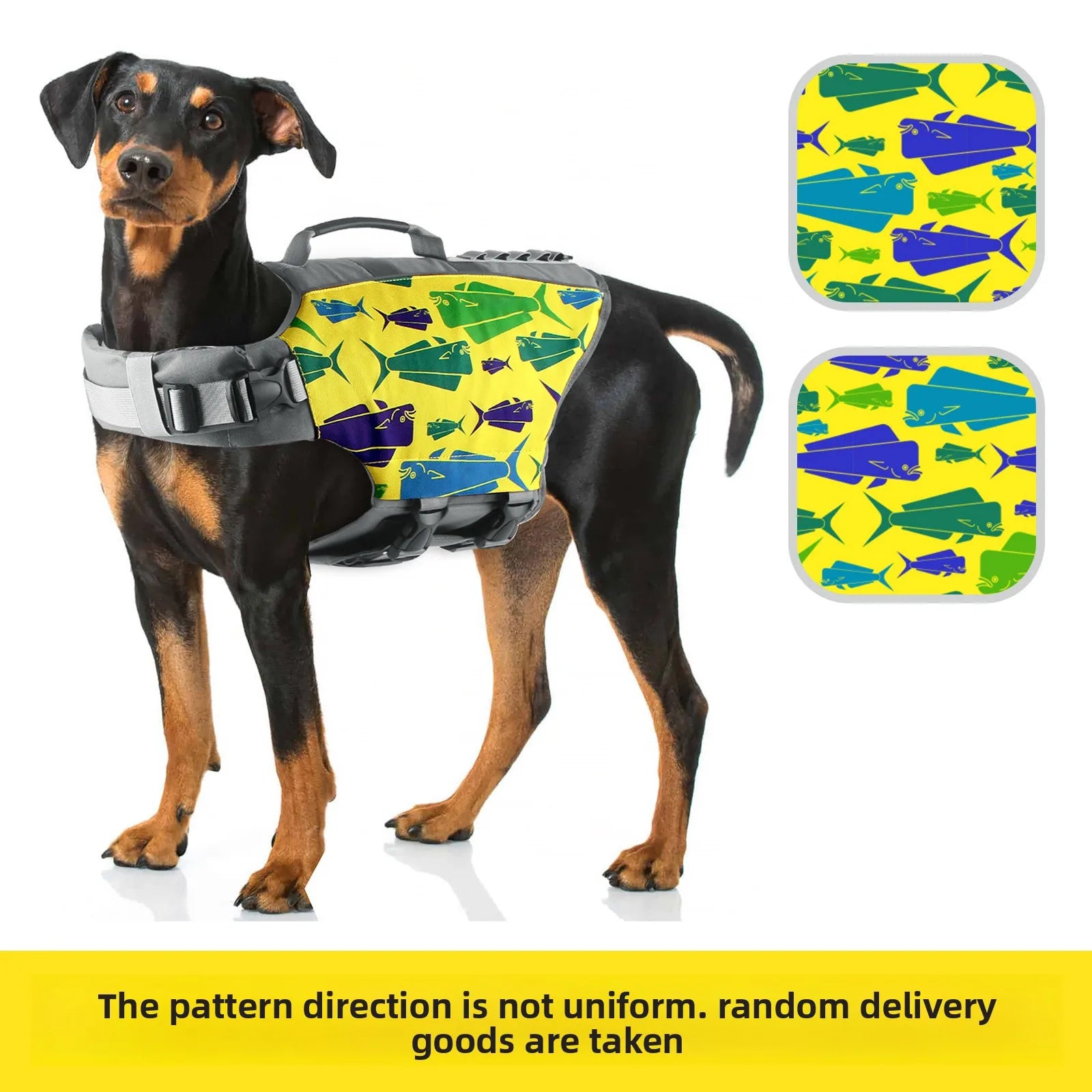 Pool or Surfing Drifting Dog Life Vest