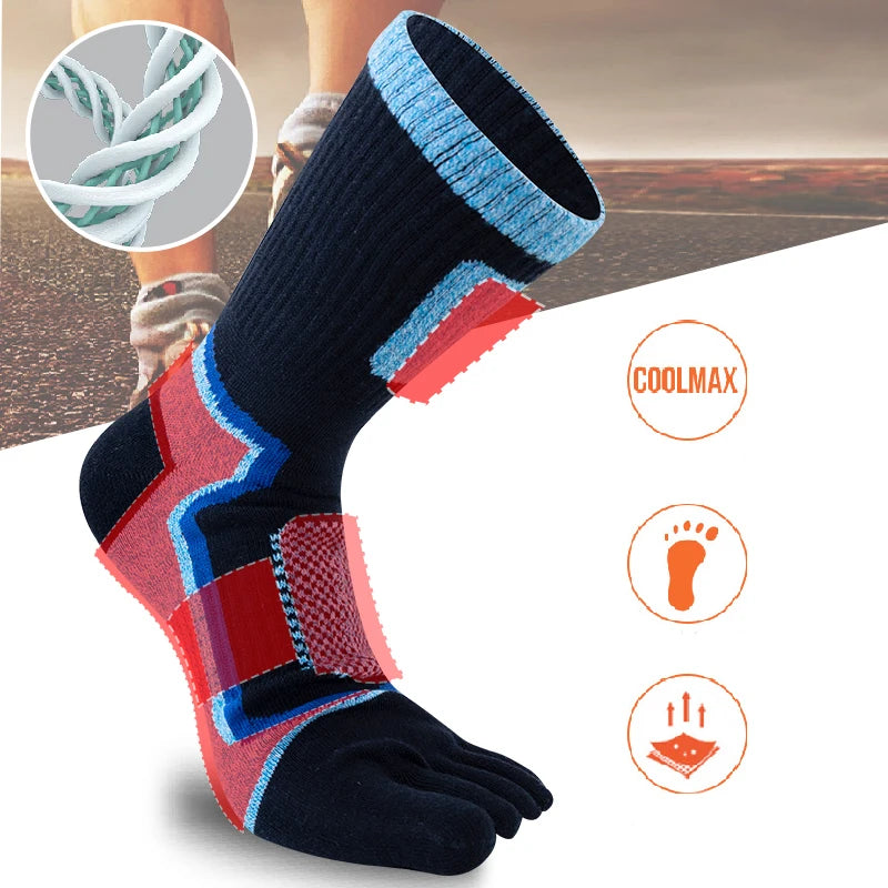 5 Pairs Toe Sport Short Socks Man