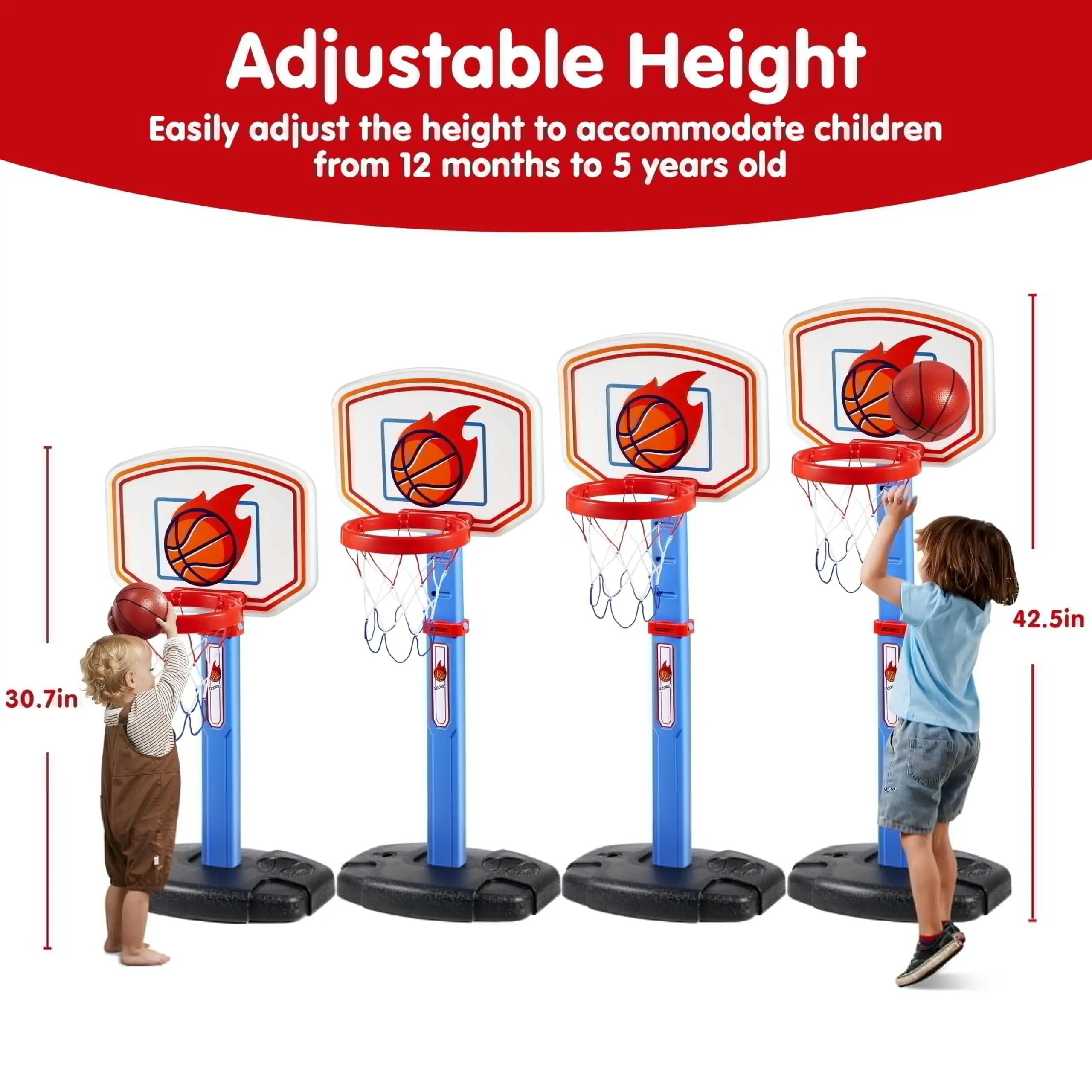 Toddler Basketball Hoop Indoor Basketball Game Set