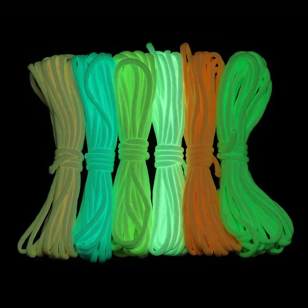 Luminous Rope 9 Strands 4mm Paracord Nylon