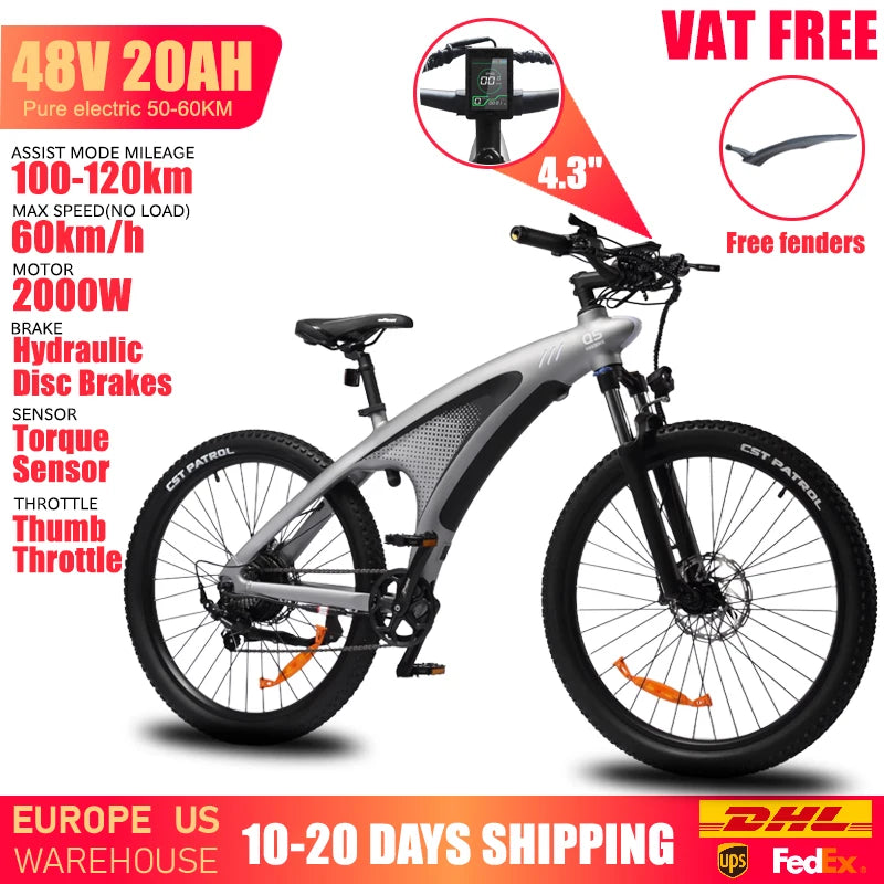 Electric Bikes for Adults 1000W 48V 13AH