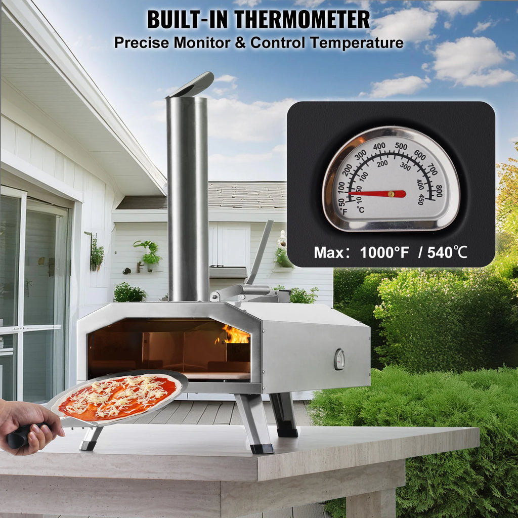 Outdoor Oven 12-inch Pizza Oven Includes Pizza Stone
