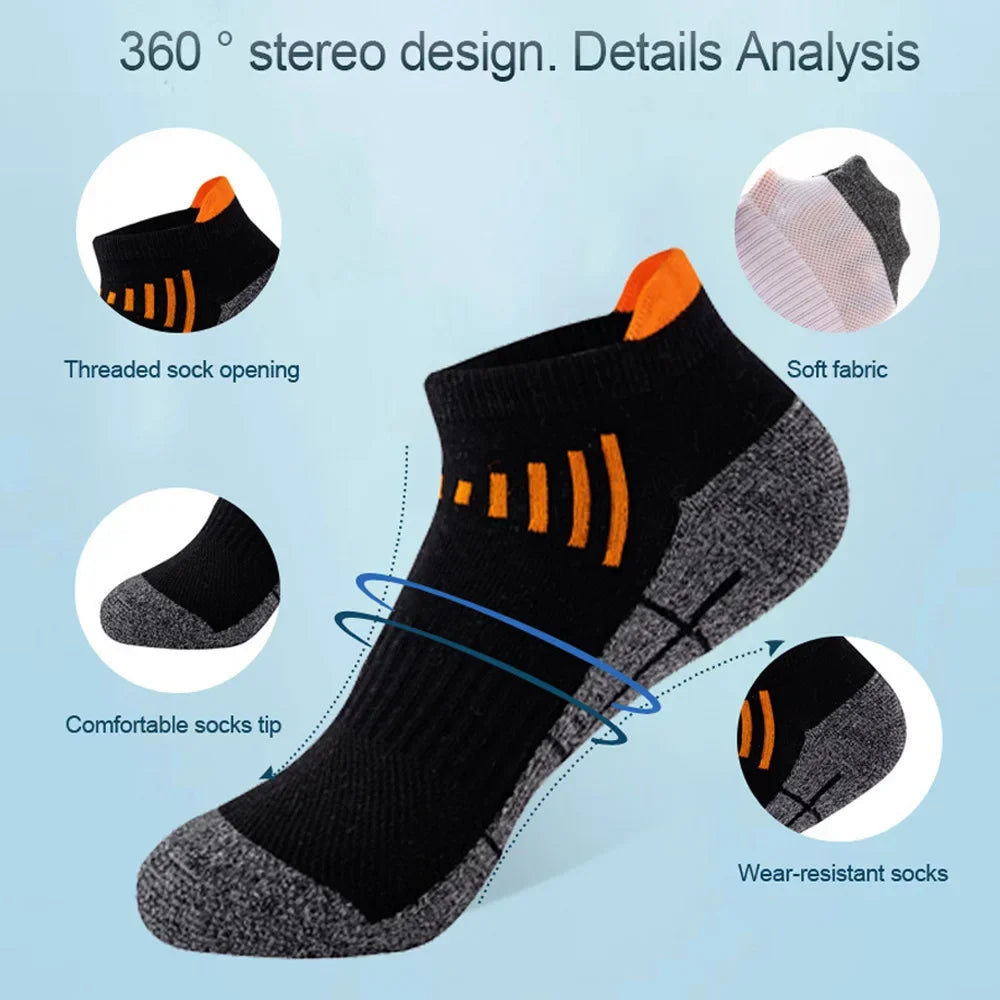 Breathable Moisture-wicking Socks Suitable Running Outdoor Sports