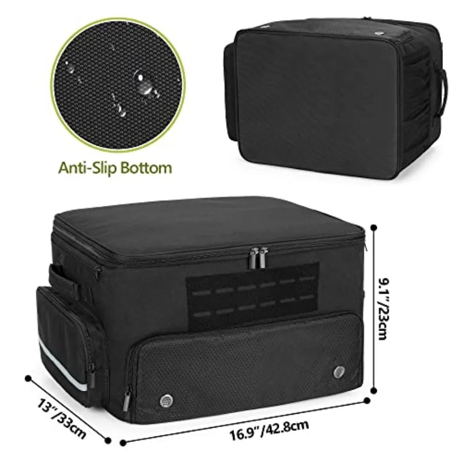 Golf Trunk Organizer Storage with Separate Compartment