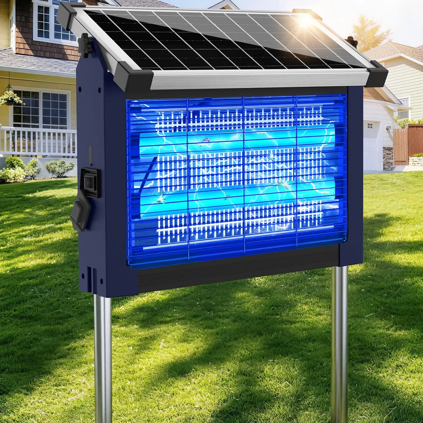 Solar Bug Zapper Outdoor Waterproof