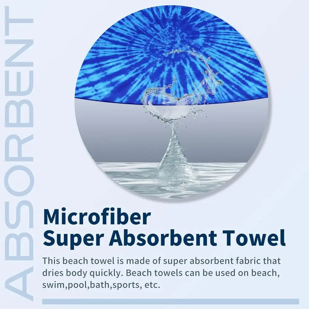 71x32 Quick Dry, Large Microfiber Sand-Free Towels