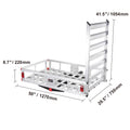 Capacity Trailer Hitch Mount Aluminum Cargo Basket
