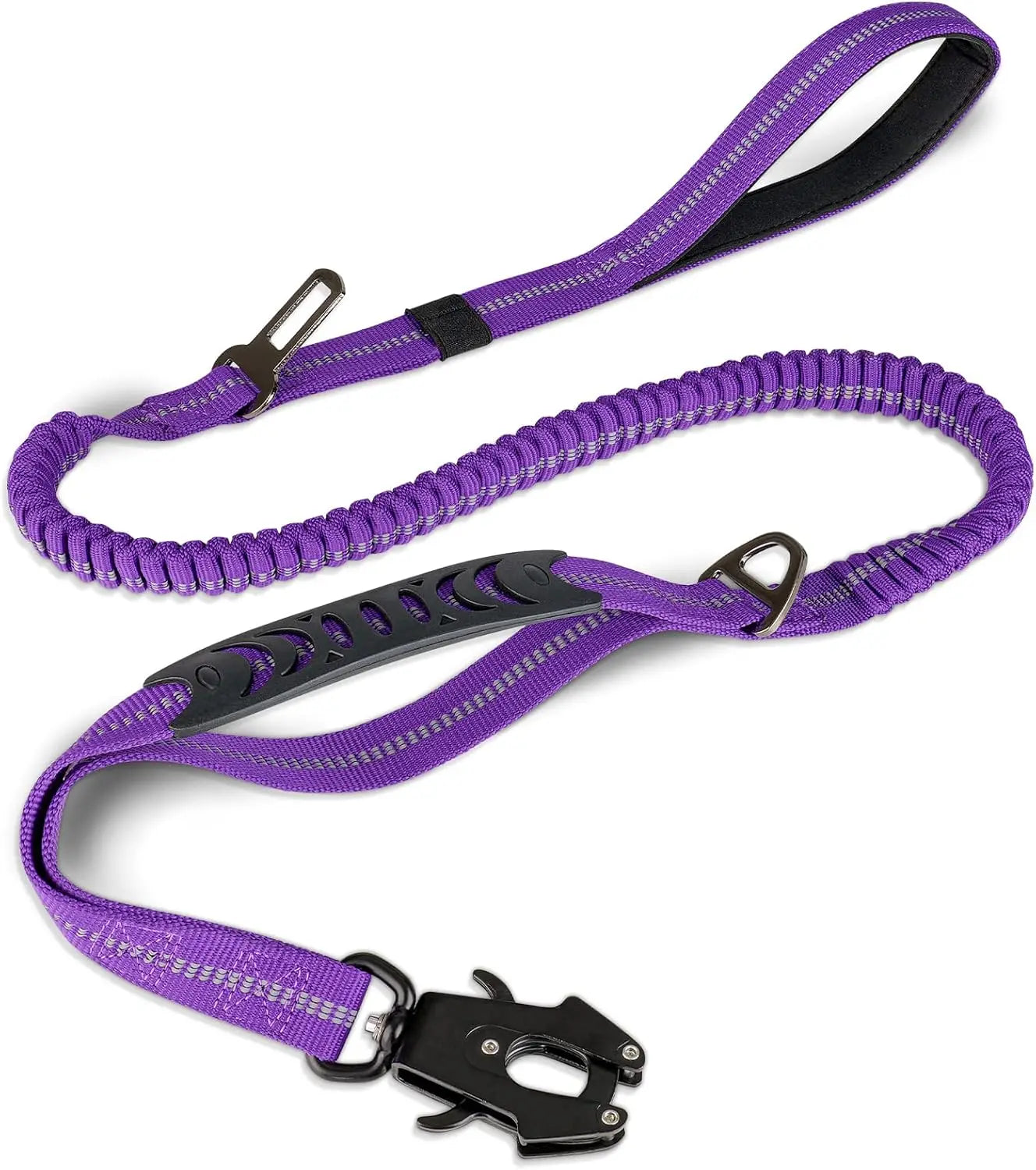 Reflective Shock Absorbing Pet Leashes Car Seatbelt
