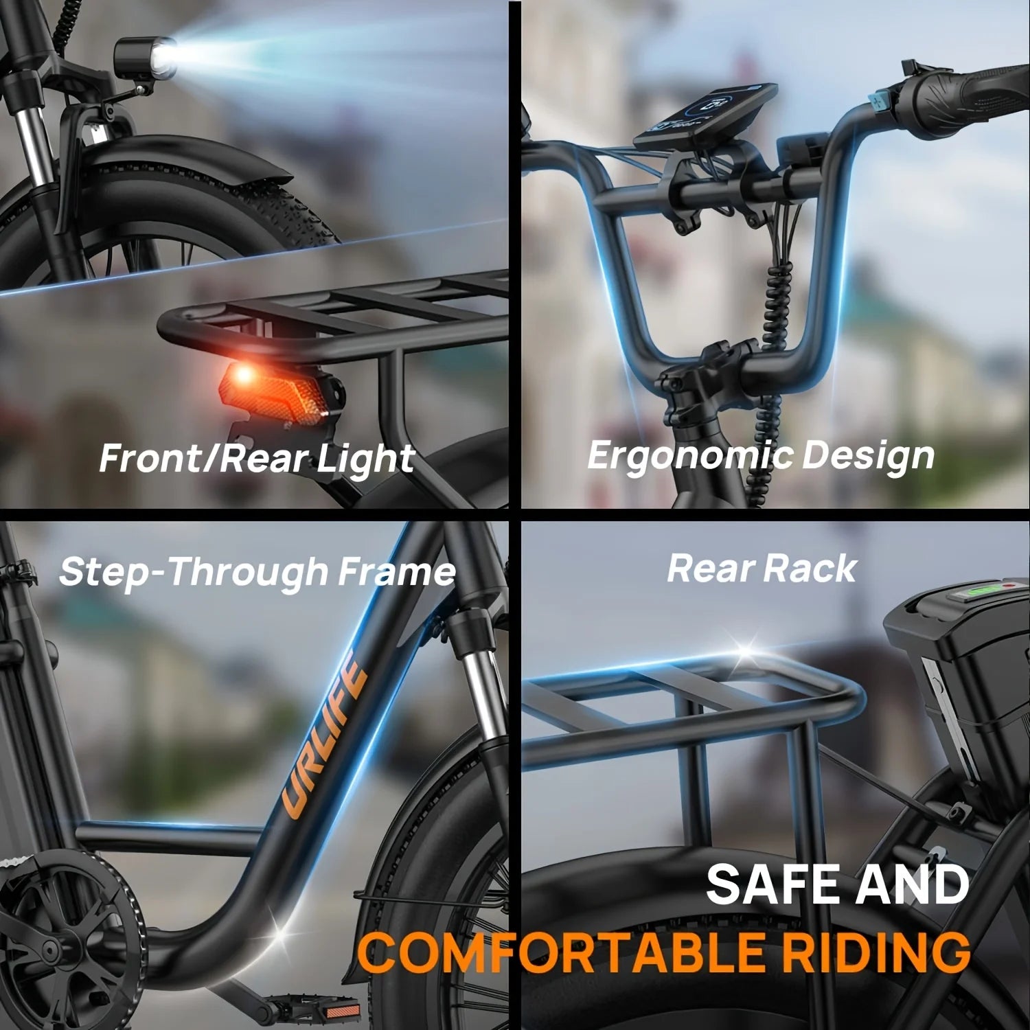 7-Speed E-Bike with Dual Disc Brake