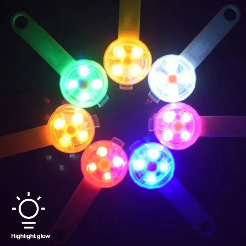 Dog collar, weatherproof LED safety light, rechargeable