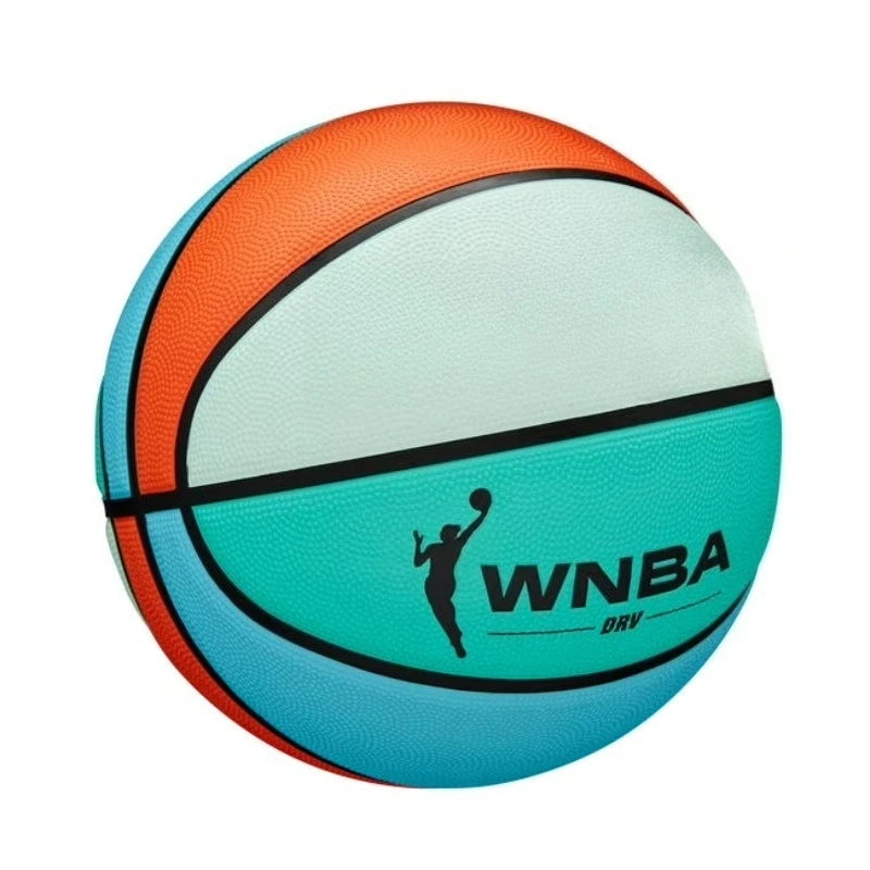 WNBA DRV Bright Outdoor Basketball - Multicolor, Size 6 - 28.5"