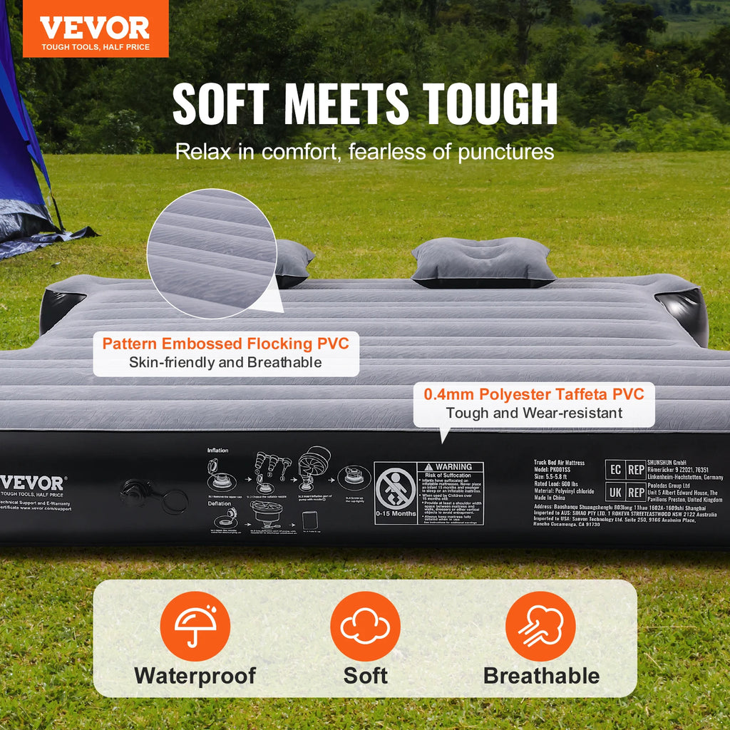Truck Bed Air Mattress Full Size Short Truck