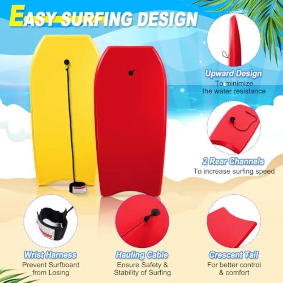 2 Pack Bodyboard for Beach