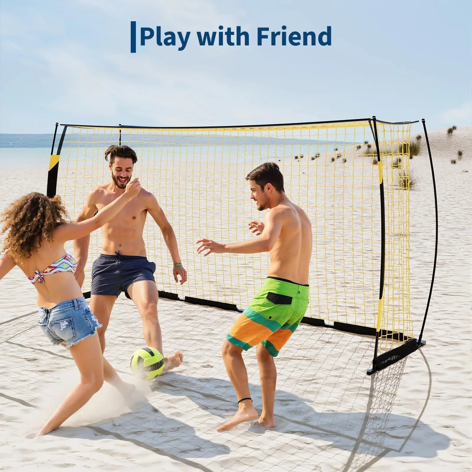 12x6ft Portable Soccer Goal Heavy