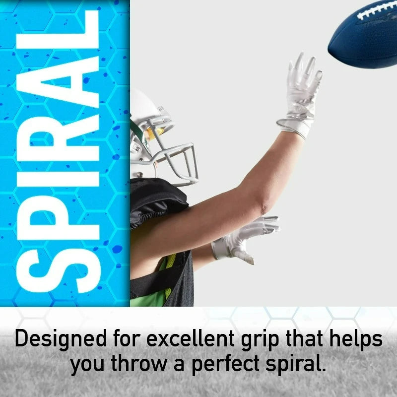 Sports PeeWee Footballs - Extra Grip 1000 - Blue - 1 Deflated Ball w/ Pump