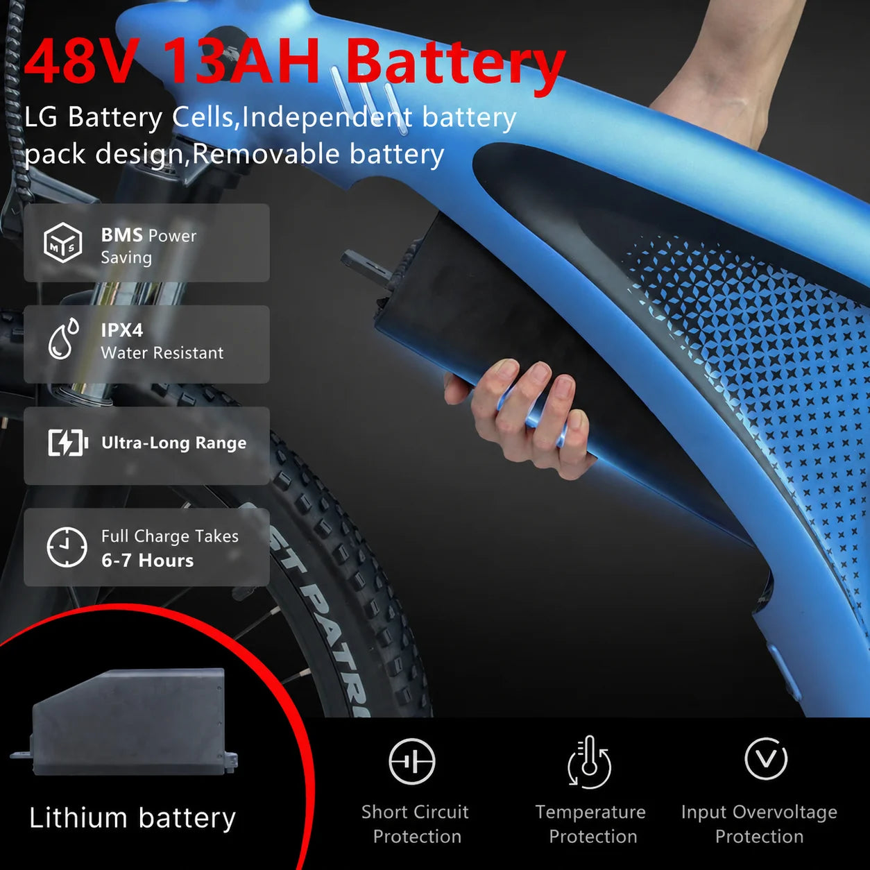Electric Bikes for Adults 1000W 48V 13AH