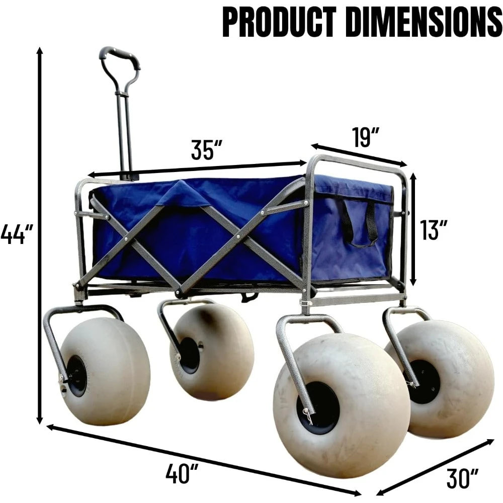Beach Wagon with Balloon Wheels –13''