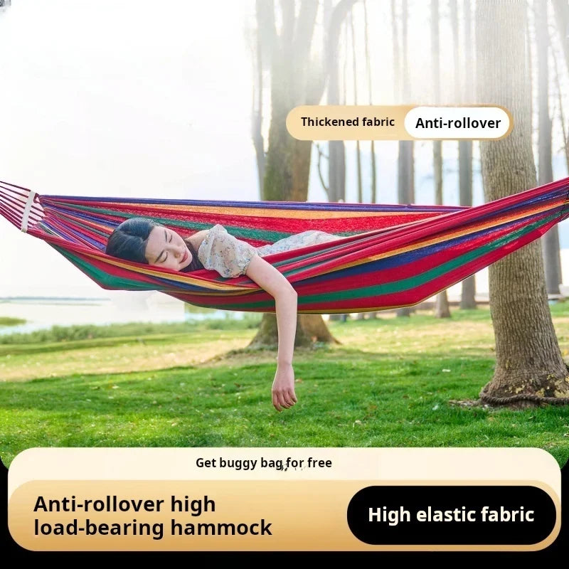 Leisure Hammock, Equipped with Tree-Friendly Straps
