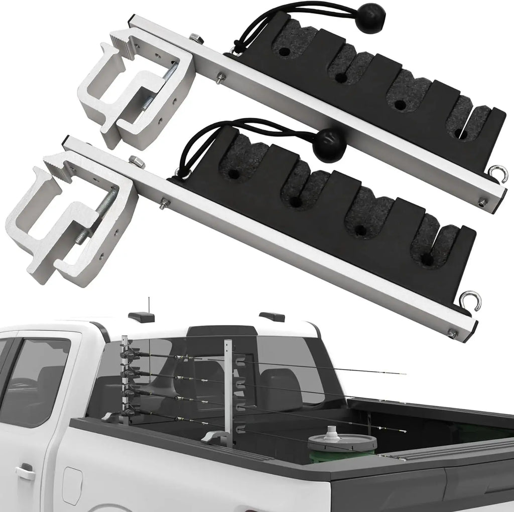 Aluminum Clamp Fishing Rod Holder for Truck Bed