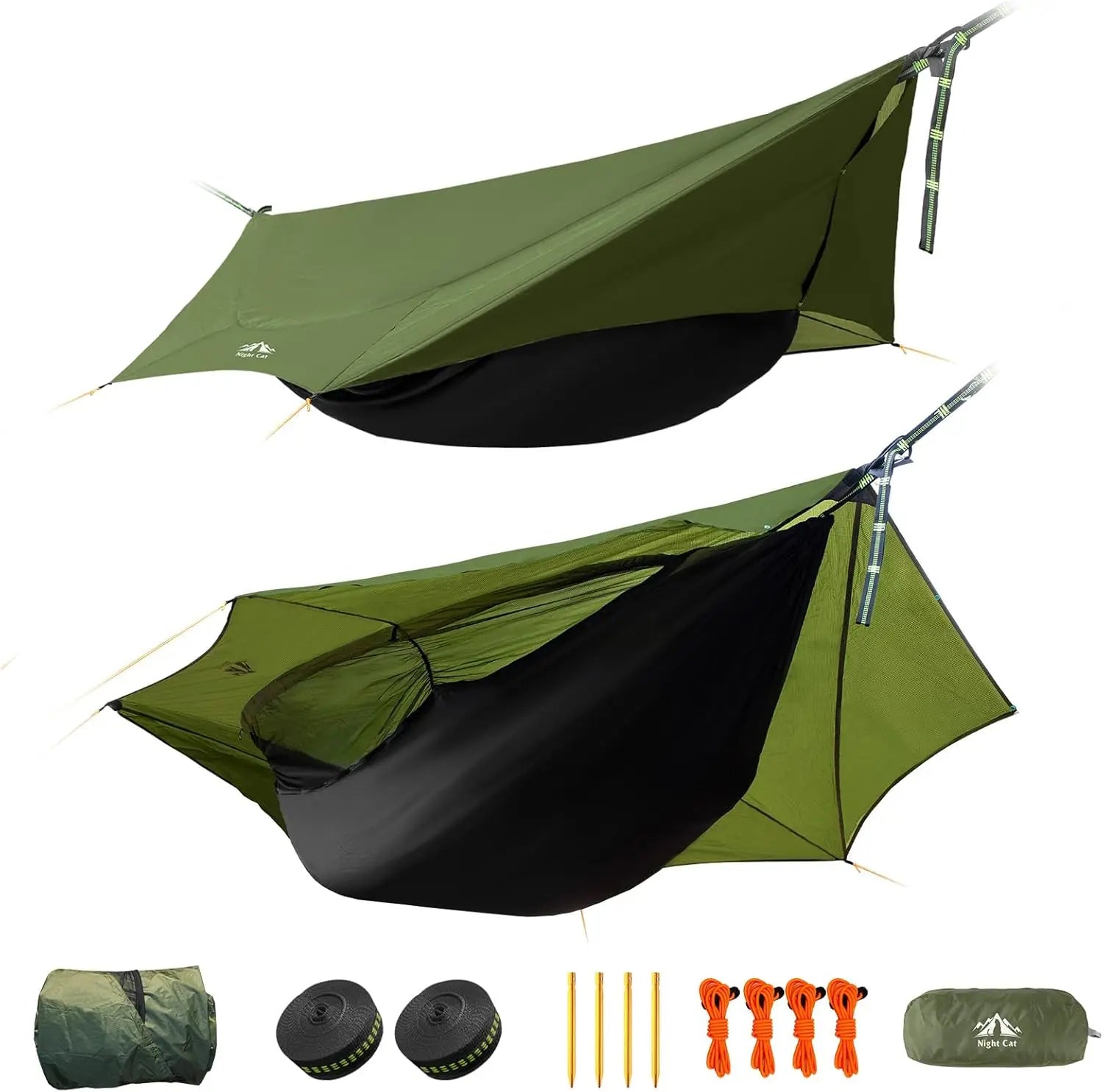 Camping Hammock Tent with Rain Tarp