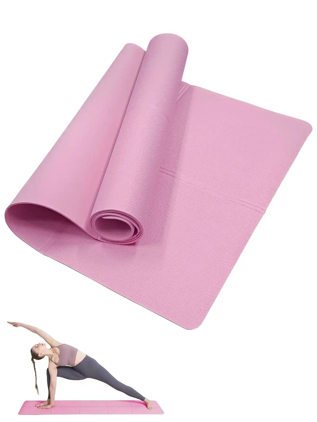 Non Slip Yoga Pad Travel Fitness Exercise