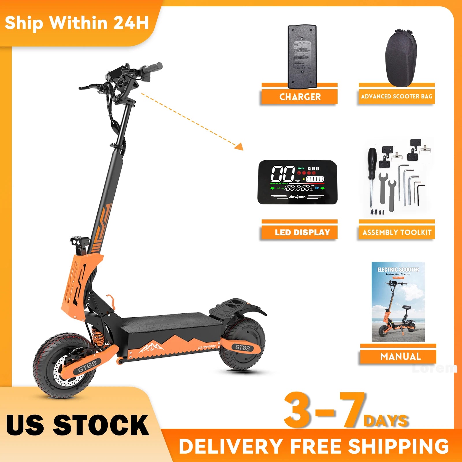 GT08 Adult Electric Scooter