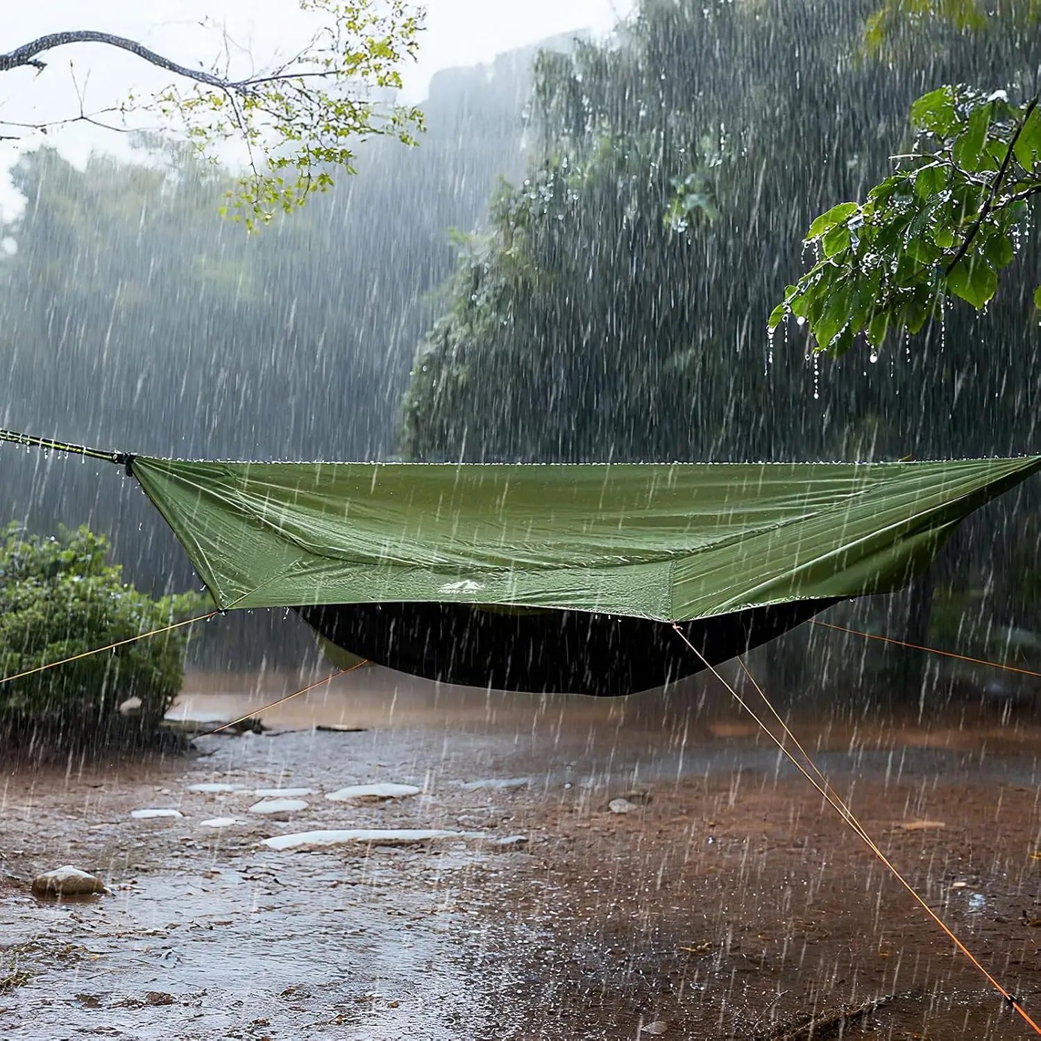 Camping Hammock Tent with Rain Tarp