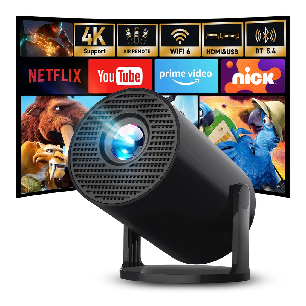 Mini Projector X1BR with WiFi6 & BT5.4,