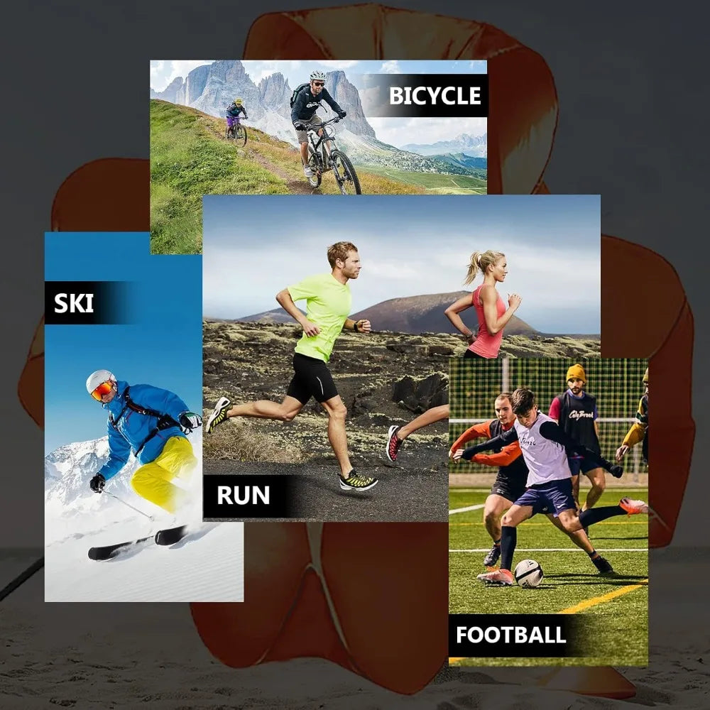 Speed Training Parachute, 56in Resistance Drag Chute for Sprinting Football with Adjustable Waist Belt