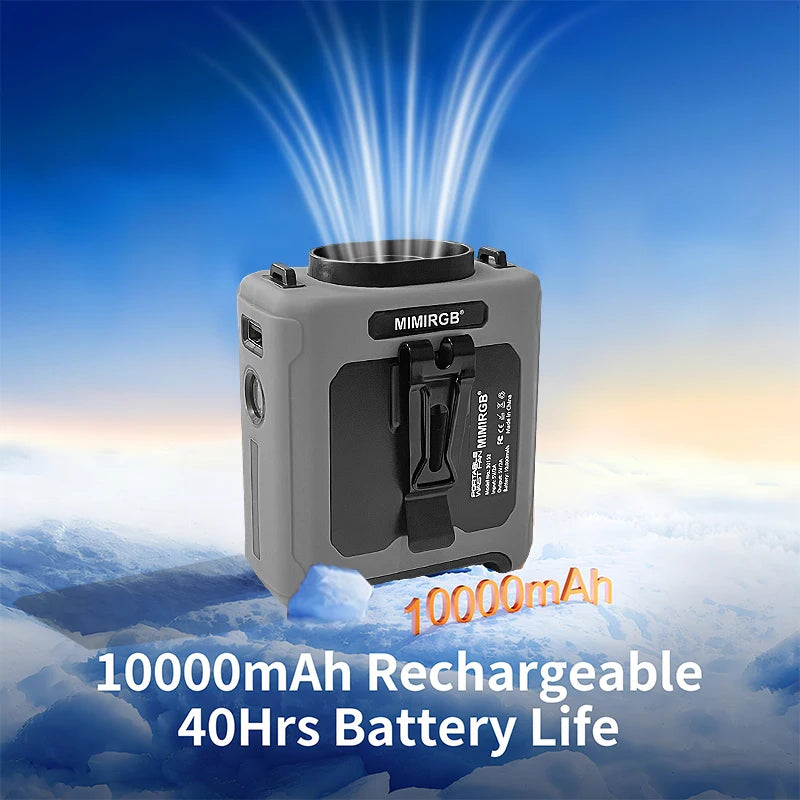 10000mAh Portable Neck Fan