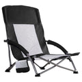 Beach Chair Collapsible Padded with Cup Holder
