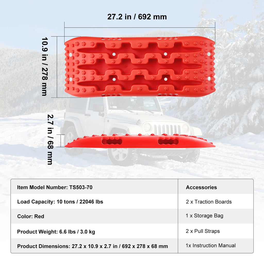 Traction Boards with PP Material Recovery Boards