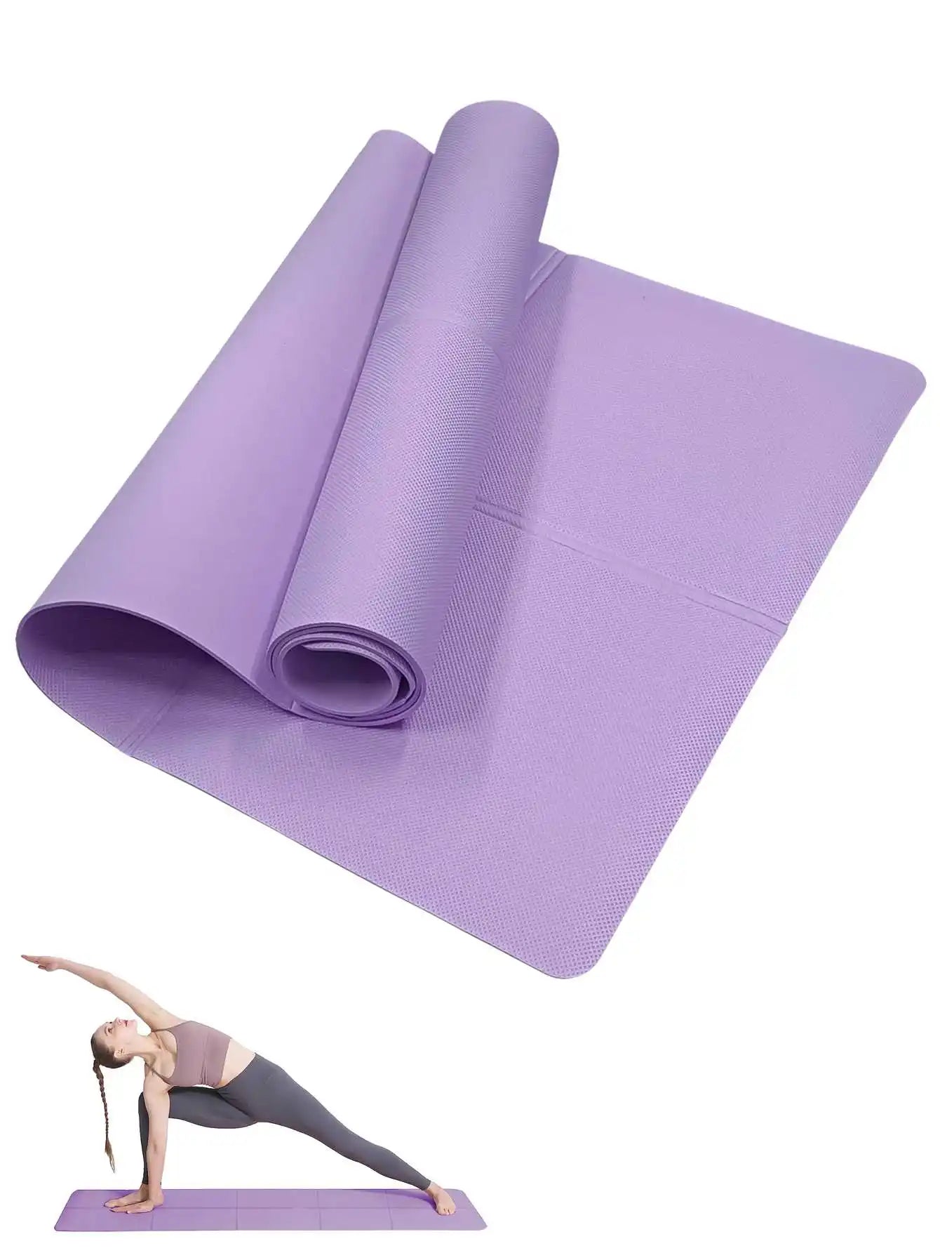 Non Slip Yoga Pad Travel Fitness Exercise