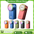 Wurkkos HD03 680LM Mini Clip Light USB Rechargeable Pocket Flashlight Spotlight/Floodlight Portable RGB Torch with Magnet